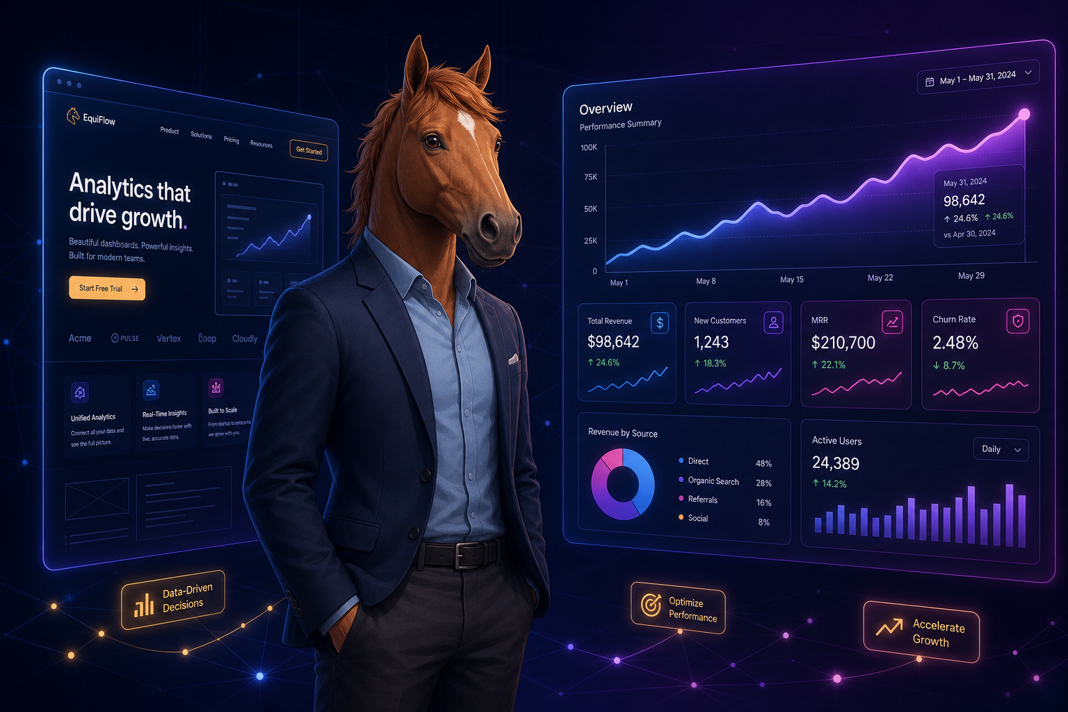 Carova Digital agency illustration