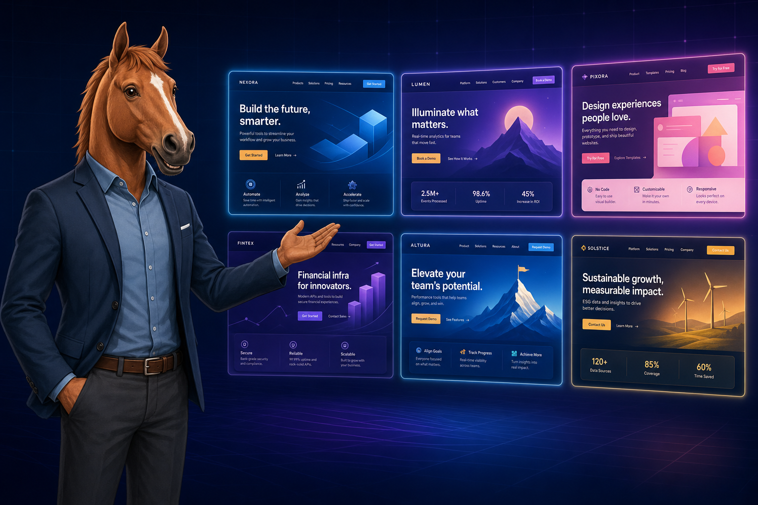 Carova Digital portfolio gallery illustration
